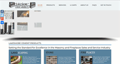 Desktop Screenshot of lakeshorecementproducts.com